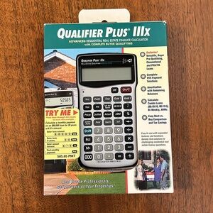 Qualifier Plus lllX Real Estate Calculator